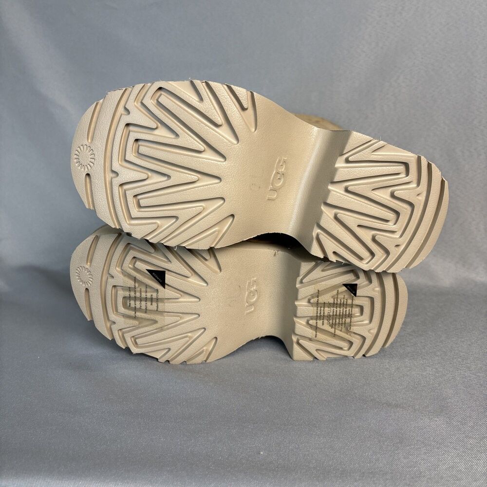 New UGG Classic Tall 8 New Heights Cuffable Suede Platform Sand Boots SOLD OUT! - Picture 16 of 16